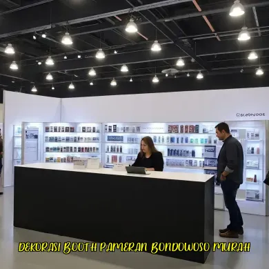 Dekorasi Booth Pameran Bondowoso